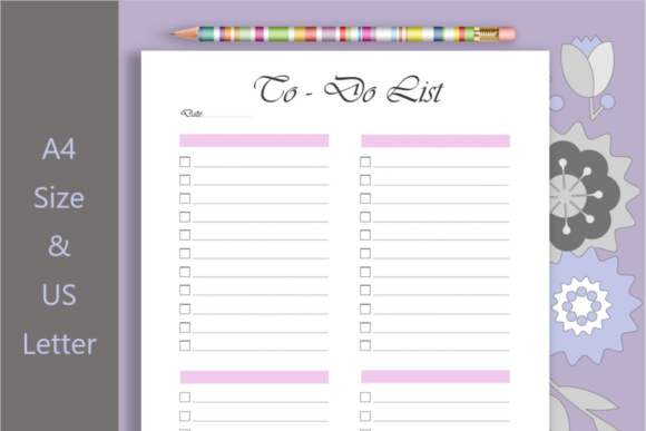 Download To Do List Planner Page, Planner Insert - To do list Collection