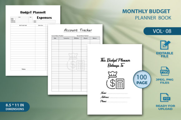 Download Monthly Budget Planner Book - Budget planner book Collection