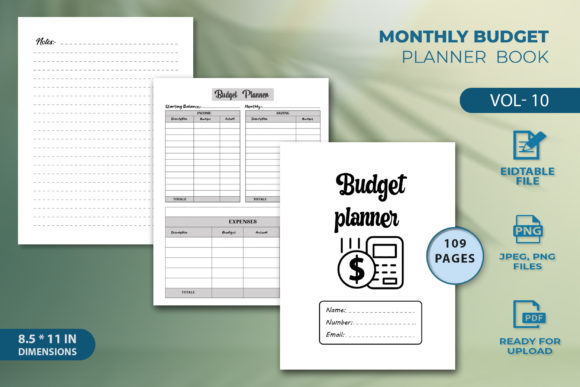 Download Monthly Budget Planner Book - Budget planner book Collection