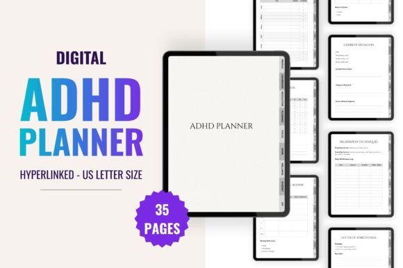 Download ADHD Digital Planner | GoodNotes - Digital planner Collection